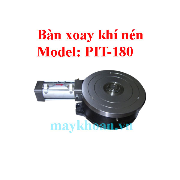 Bàn xoay khí nén PIT-180, bàn cấp phôi bằng hơi 180mm